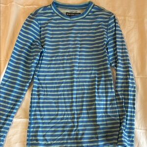 Crewcuts Wear Your Shade UPF 50+ Breton Nautical Stripe Rashguard Shirt kids 14